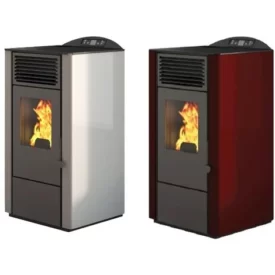 Estufa de pellets 9,5 kW Punto Fuoco Lory - Roja