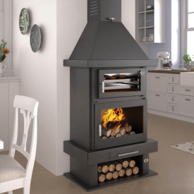 Chimenea leña Serie Himalaya REF. C-300-H